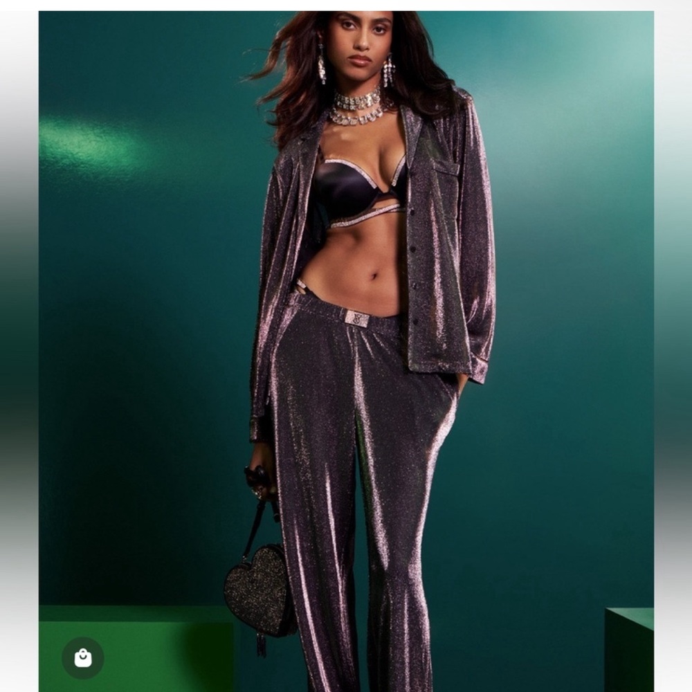 Victoria Secret Sparkly Pajama Set